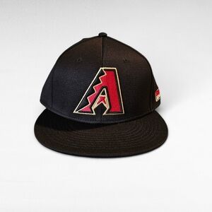 Arizona Diamondbacks Baseball Cap Flat Visor Black